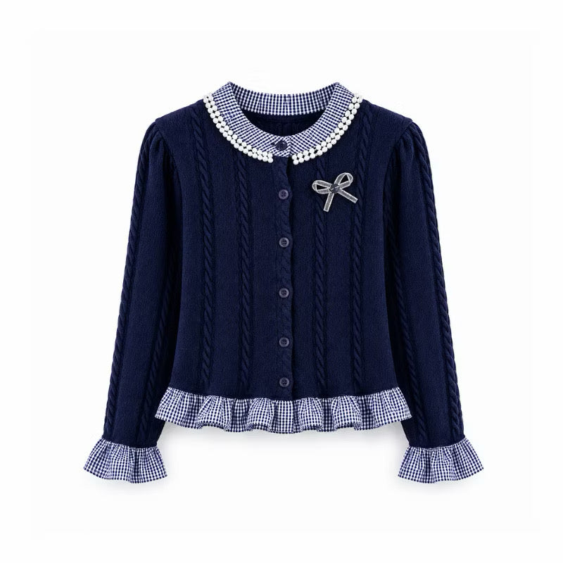 Cardigan Ruffle Pita Cuff