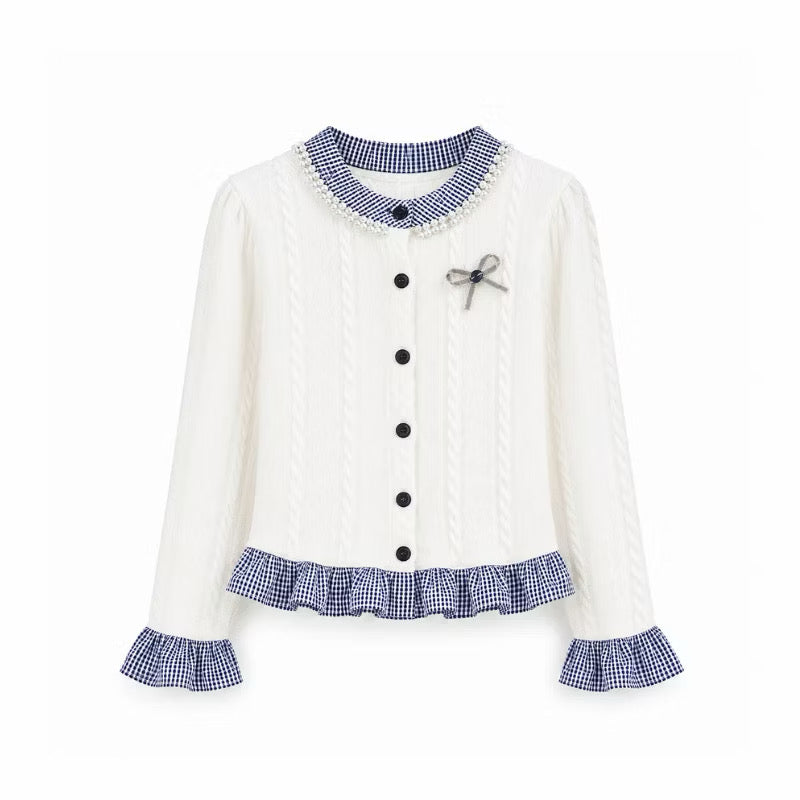 Cardigan Ruffle Pita Cuff