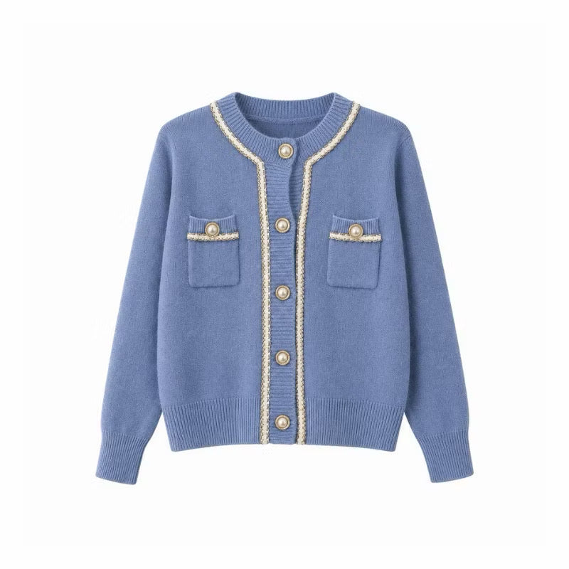 Cardigan Basic Mutiara