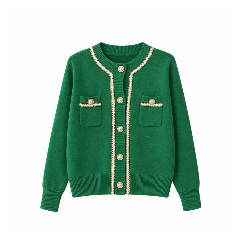 Cardigan Basic Mutiara