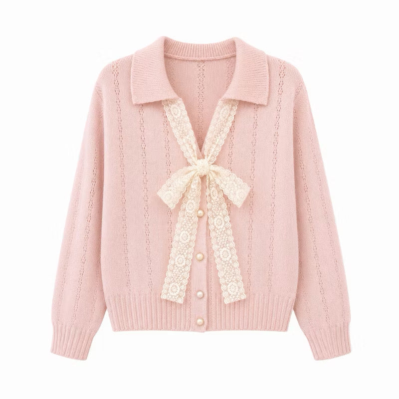 Cardigan Model Pita Panjang