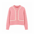 Cardigan Basic Cable Mutiara