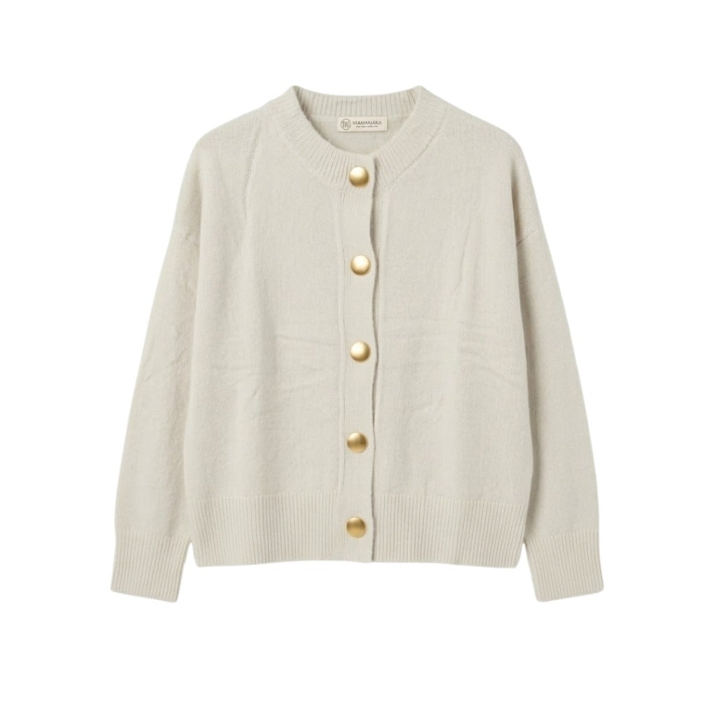 Cardigan Basic Big Button