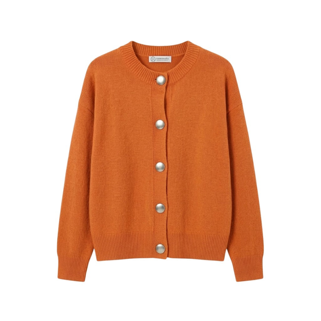 Cardigan Basic Big Button