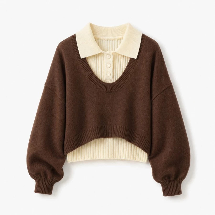 Cardigan Model Girly 2 In 1