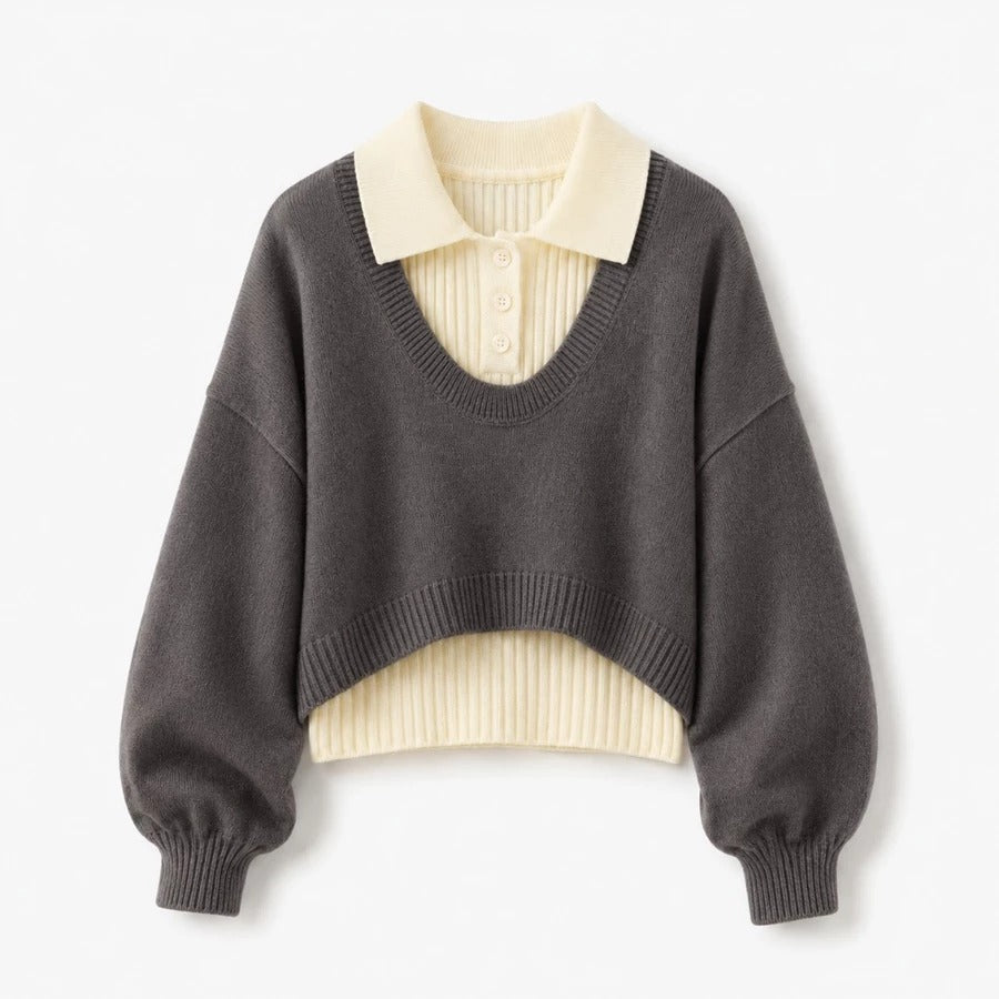 Cardigan Model Girly 2 In 1