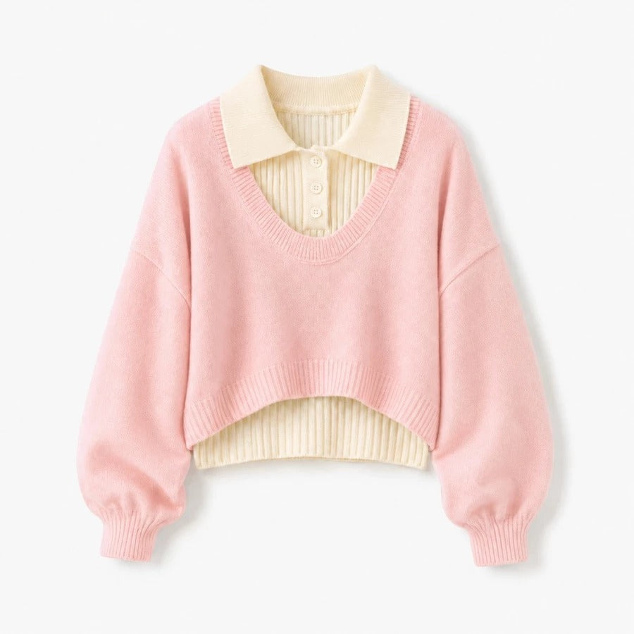 Cardigan Model Girly 2 In 1