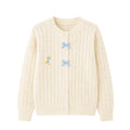 Cardigan Motif Cable Duck