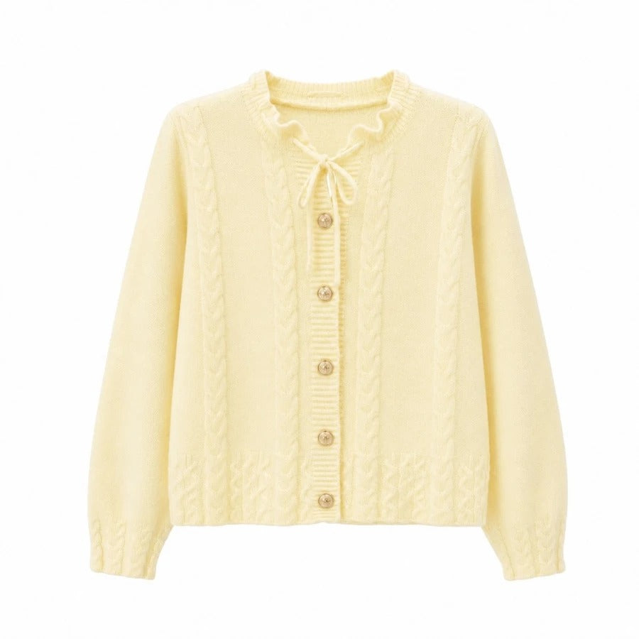 Cardigan Basic Bow Tali
