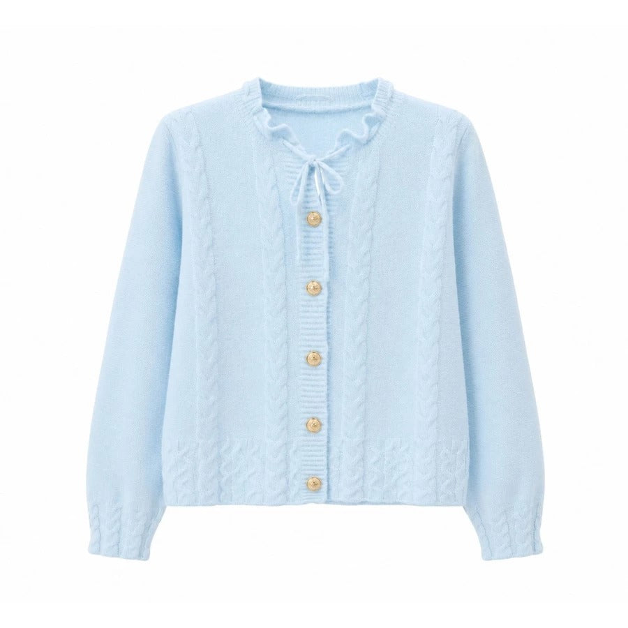 Cardigan Basic Bow Tali