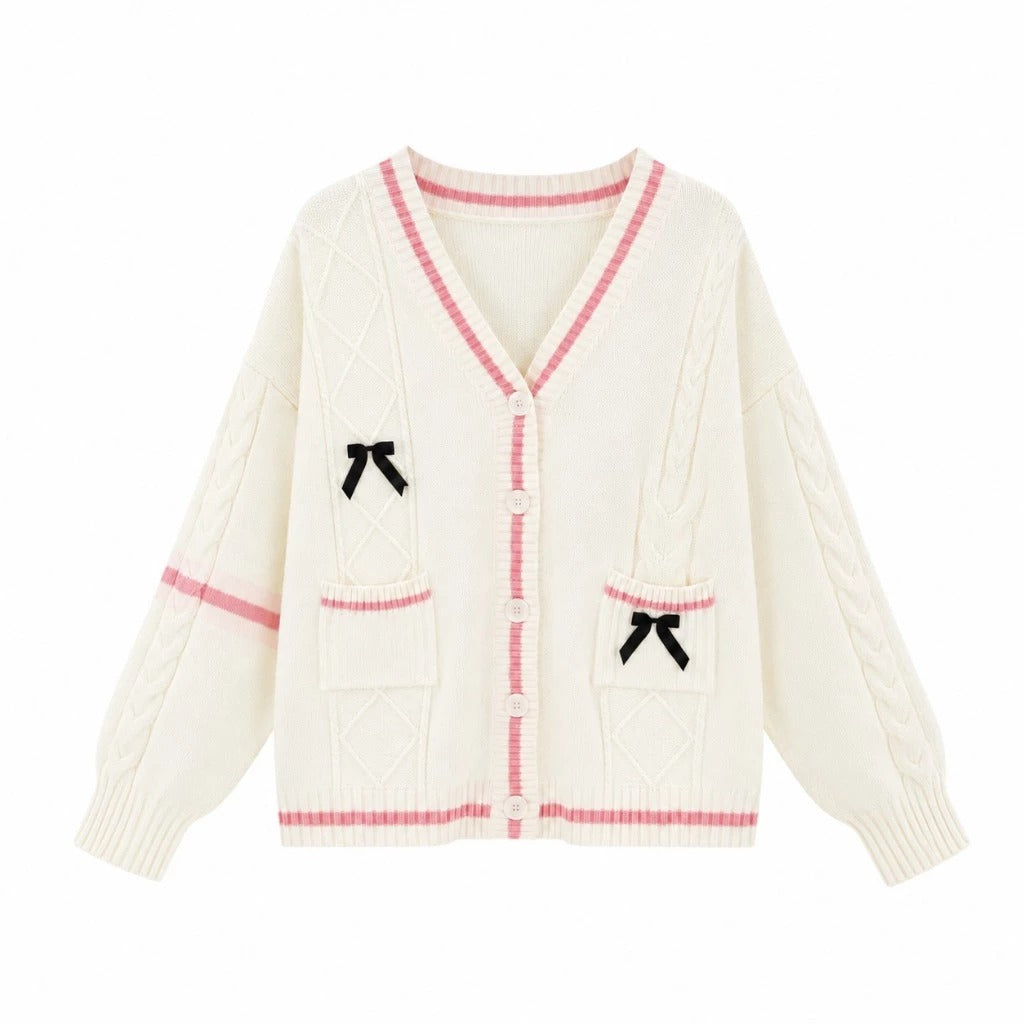 Cardigan Model Pita Oversize